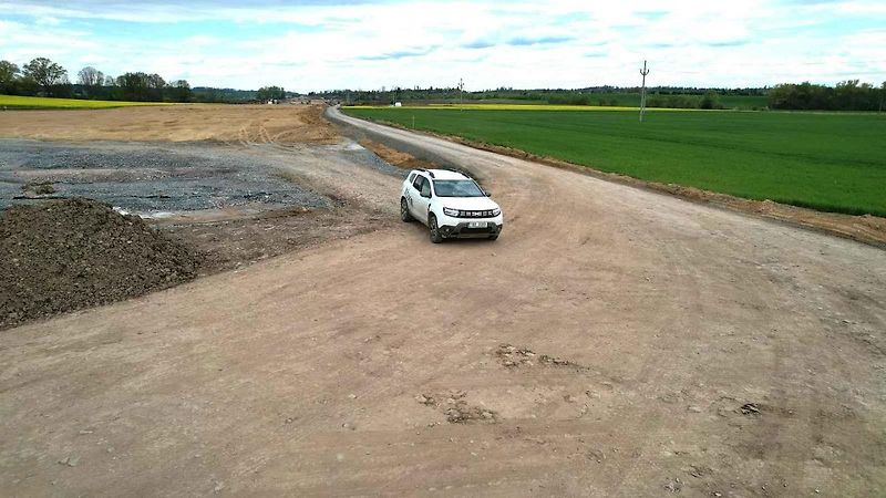 Snímky z výstavby dálnice D35 Džbánov - Litomyšl, duben 2025