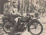 Indian Scout na snímku z roku 1930 v Austrálii.