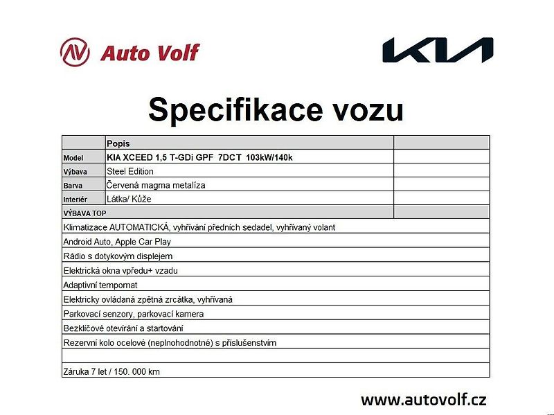 Kia XCeed Steel Edition 1,6 T-GDi GPF 7D - fotka 2 z 12
