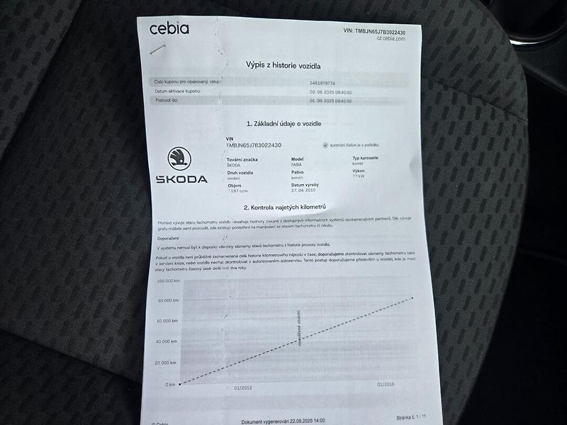 Škoda Fabia (2010) 1.2 TSI Serviska - fotka 21 z 39