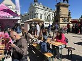 Kolonádu ovládla italská auta, na náměstí se dala ochutnat jihoevropská jídla.