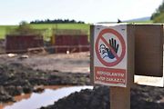 Stavba dálnice D11 v Královci 28. dubna 2025.