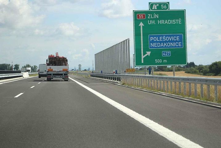 Sedm kilometrů nové dálnice D55 nahradí přetíženou I/55.