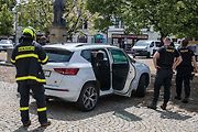 Záchrana dítěte z přehřátého vozu, 17. června 2024