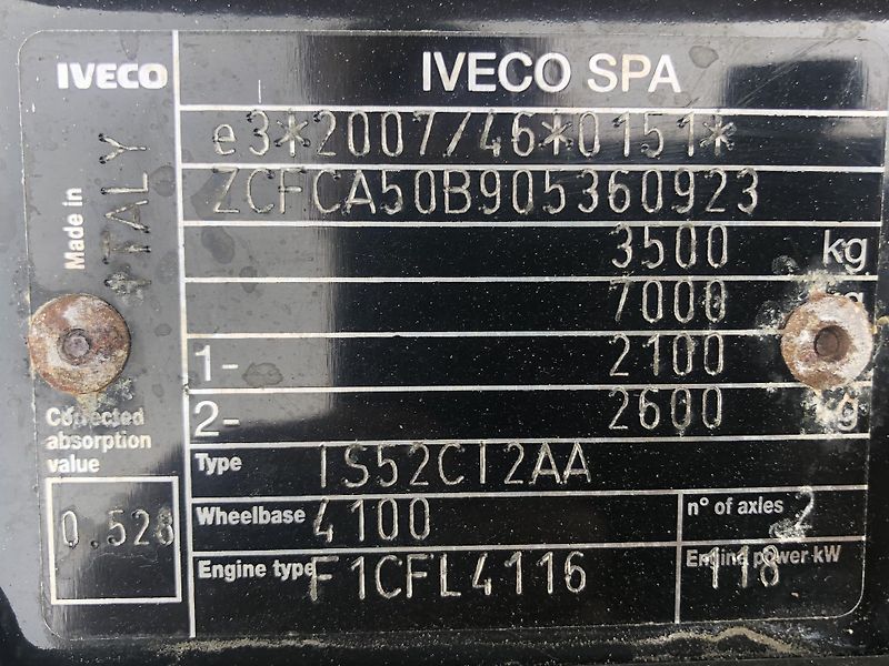 Iveco Daily (2020) 50C16 3.0TD nosič +HR 1.6t N1B - fotka 14 z 14