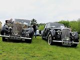 Sraz luxusních vozů Rolls-Royce a Bentley.