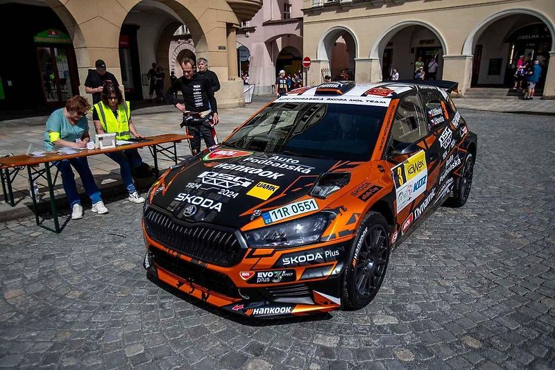 Rallysprintový závod KOWAX Valašská rally, 7. dubna 2024, Nový Jičín.