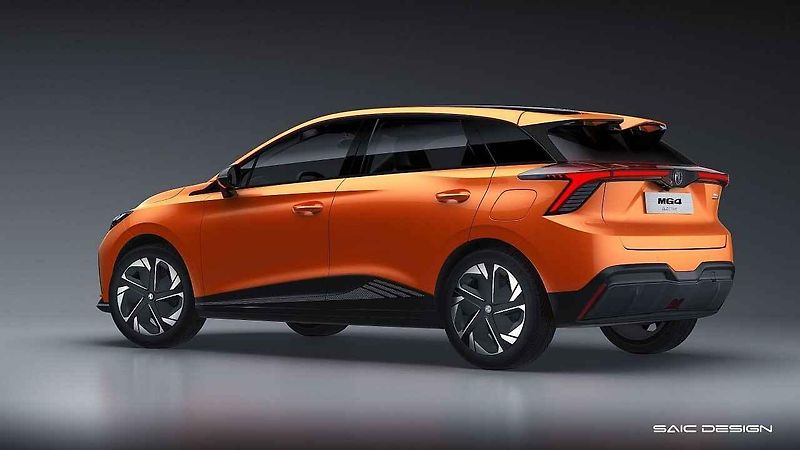 MG4 Electric je prostorný pětidvéřový hatchback s moderním designem, elektromotor tohoto vozu pohání zadní nápravu.