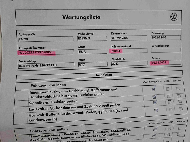 Volkswagen ID.4 PRO PERFORMANCE  77kWh SOH-97% - fotka 22 z 22