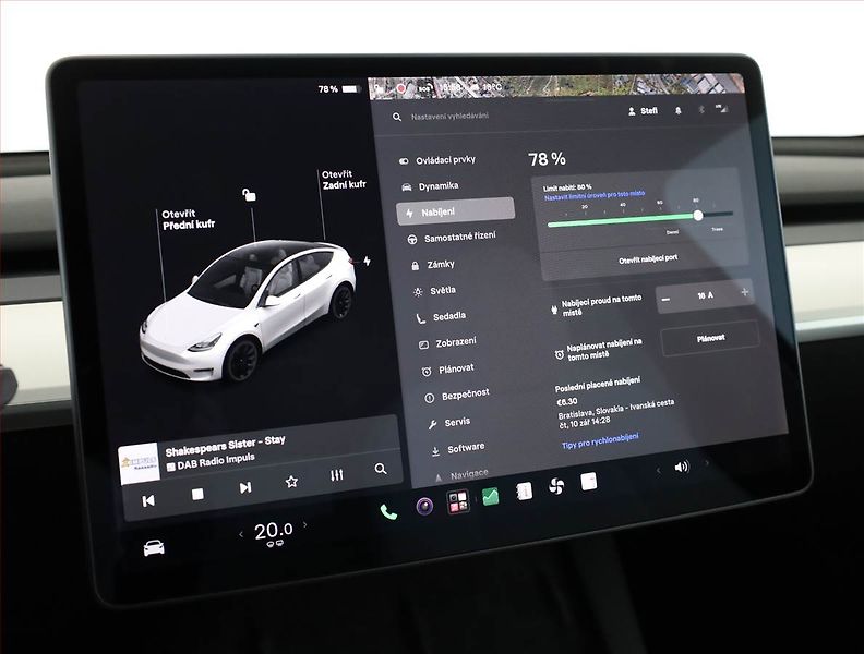 Tesla Model Y (2021) Long Range AWD 75kWh, SoH 89% - fotka 12 z 23