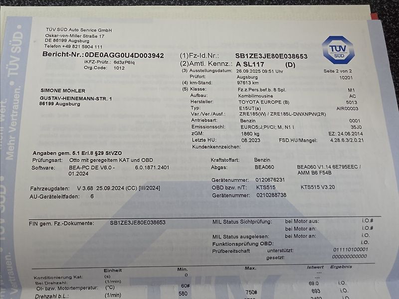 Toyota Auris 1,6 97 KW Automat kamera navi - fotka 43 z 44
