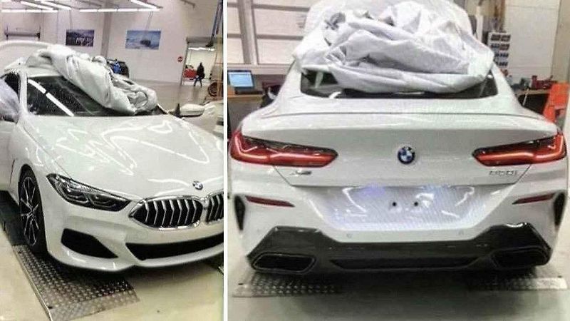 Maskovaný prototyp BMW řady 8.