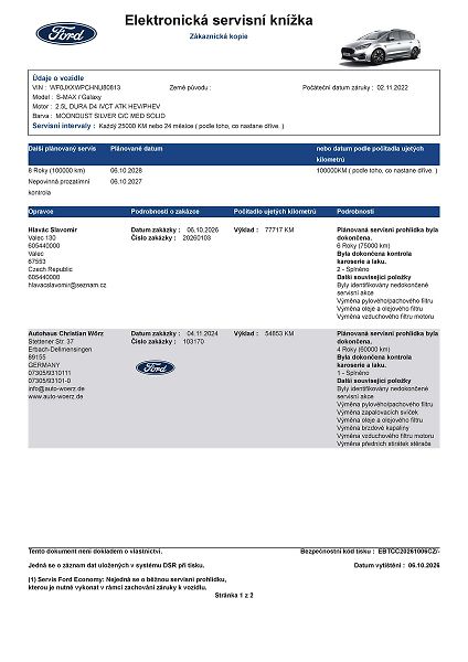 Ford S-MAX 2.5 HEV ST-Line 7 míst - fotka 47 z 73