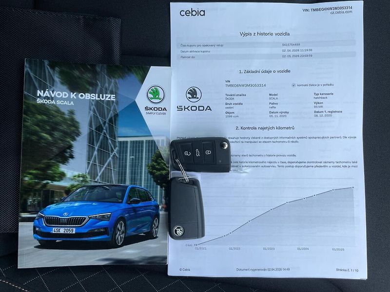 Škoda Scala (2020) 1.6TDi ČR! 1.maj.! Car Play - fotka 19 z 34