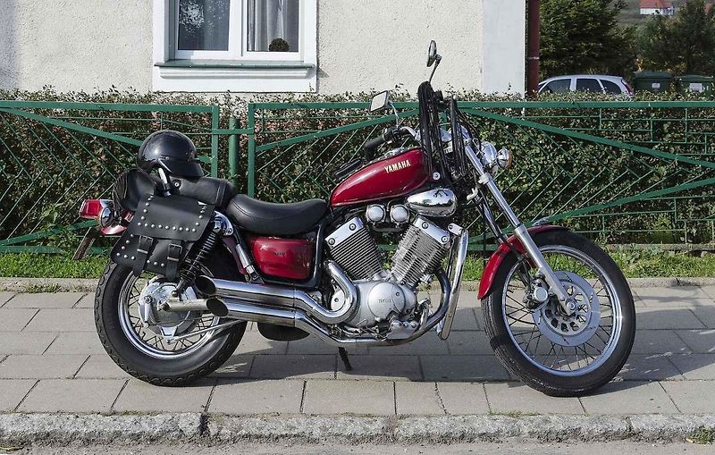Japonské motocykly Yamaha Virago patřily mezi oblíbené. Na snímku je model XV1100.
