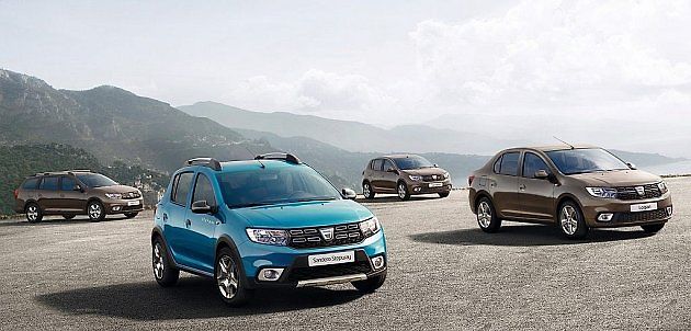 Dacia Logan MCV, Dacia Sandero Stepway, Dacia Sandero a Dacia Logan.