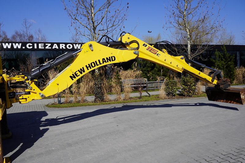 New Holland (2021) B 115 C backhoe loader/1000mth - fotka 12 z 24