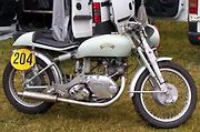 Závodní motocykl Vincent Grey Flash z roku 1951. Foto: Wikimedia Commons, Lglswe, CC BY-SA 3.0