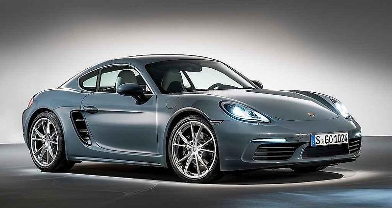 Porsche 718 Cayman a 718 Boxster.