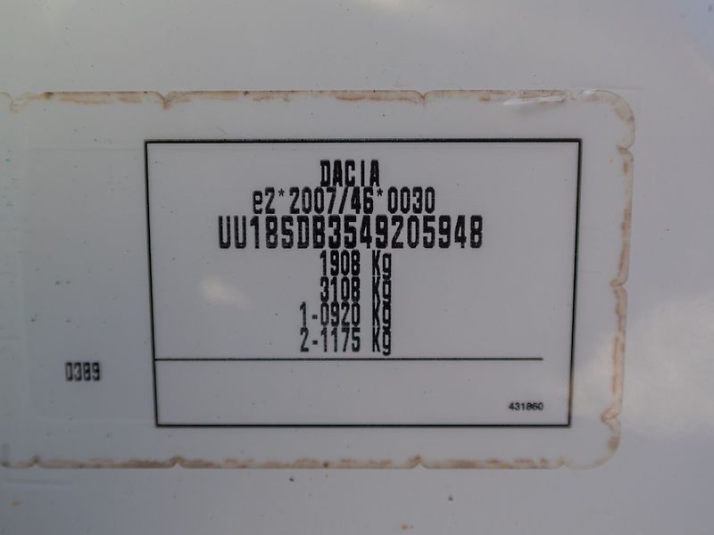 Dacia Dokker (2013) 1.6i 16V 61KW – VAN - fotka 27 z 30