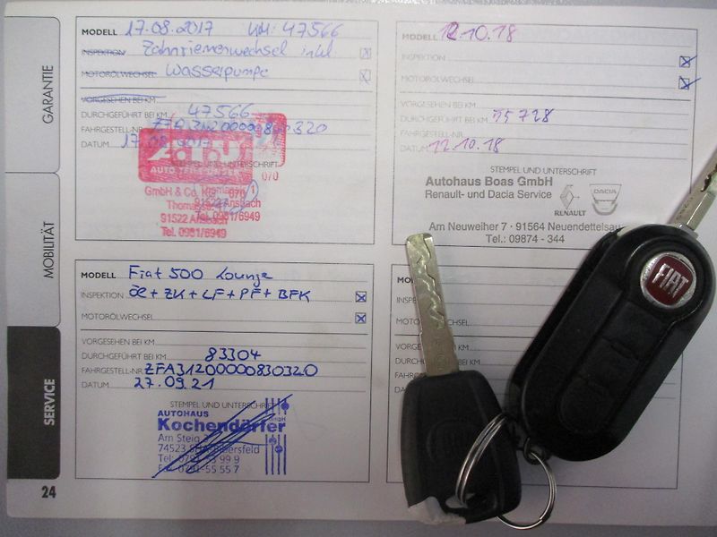 Fiat 500 1.2i LOUNGE L+Z PNEU*SERVIS* - fotka 42 z 43