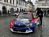Start 58. ročníku Rallye Šumava na náměstí v Klatovech