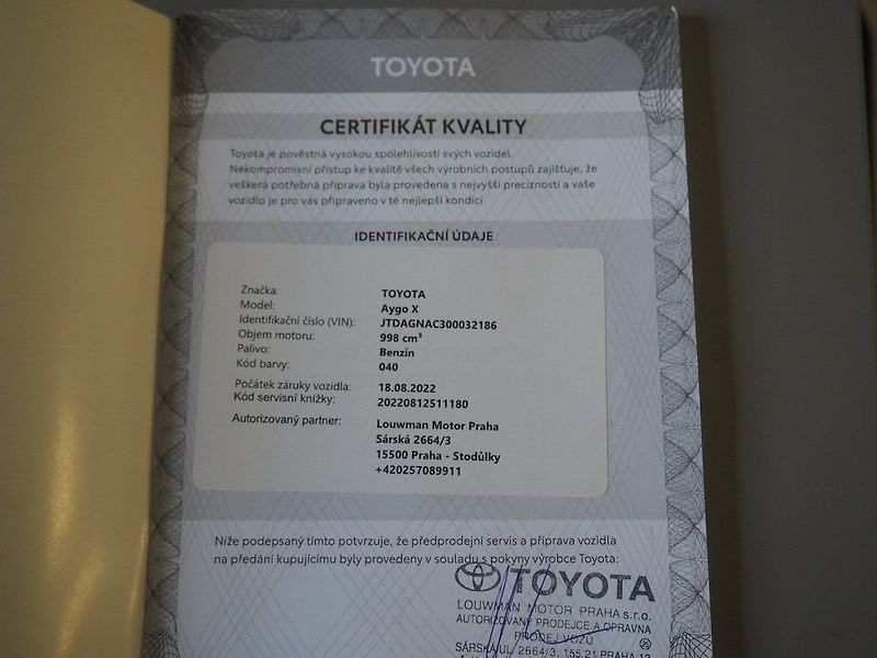 Toyota Aygo (2022) X 1.0 VVTI LPG - fotka 33 z 33