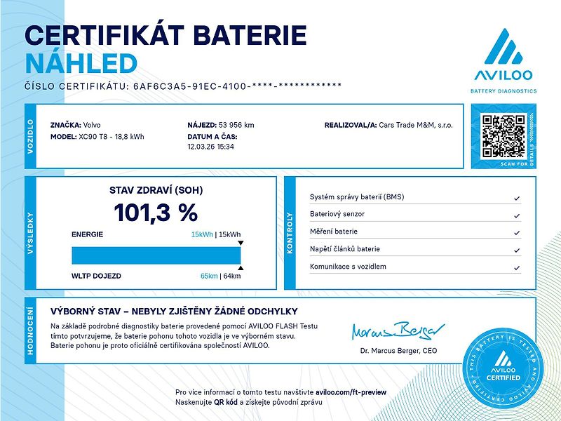 Volvo XC90 T8 AWD RECHARGE 7MÍST 1M  - fotka 38 z 38