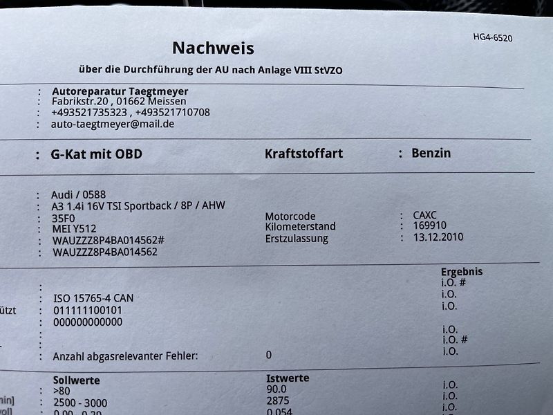 Audi A3 (2010) 1.4 TFSI TOP Xenony - fotka 16 z 22