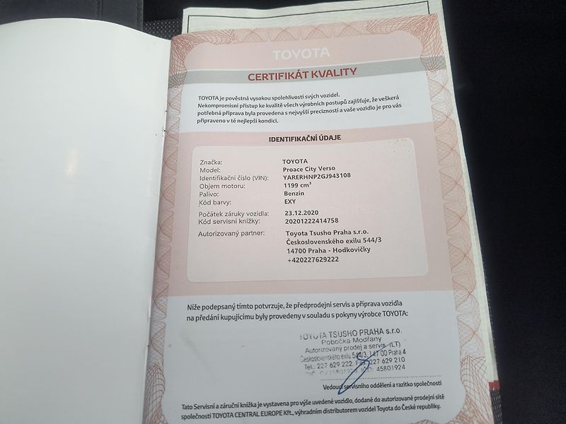 Toyota ProAce City Verso 1.2 T 81KW/1.MAJ.ČR/ACC/KAMERA - fotka 35 z 37