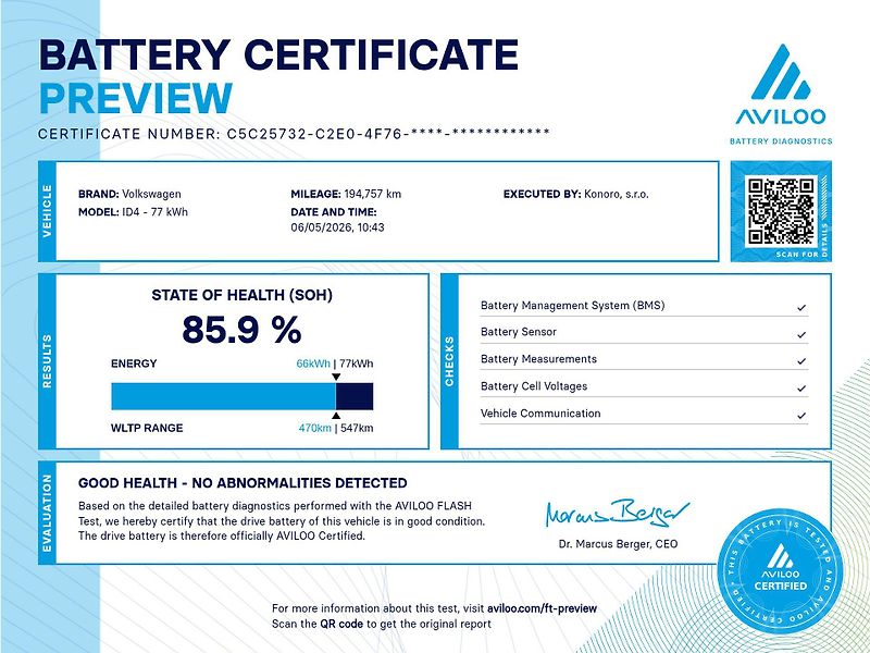 Volkswagen ID.4 (2020) 82kWh, SoH 86% 1ST MAX, MASÁŽE - fotka 27 z 27