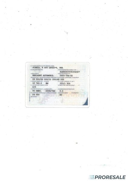 Scania R480 LB 6x2 EURO 5 valník - fotka 13 z 13