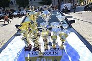 Čtyřicátý ročník Plaketové jízdy historických automobilů uspořádal kolínský Veteran Car Club.