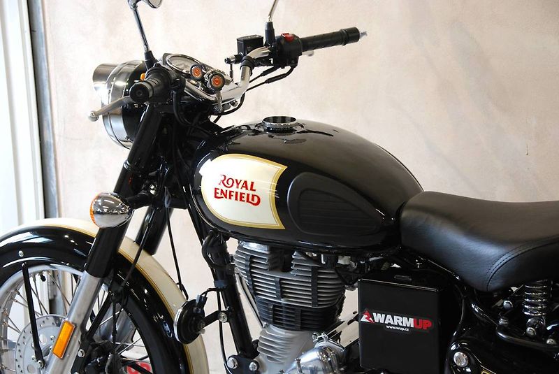 Royal Enfield Bullet 500 Classic (2021) krásný stav,1.m - fotka 20 z 21