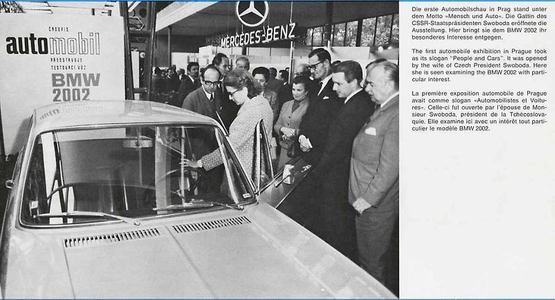 Dobové fotografie z historie značky BMW v Československu