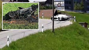 Před nehodou Richard Hammond ztratil nad autem kontrolu.