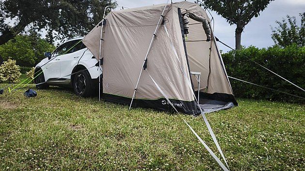 Test Kia Sportage 1,6 T-GDi a předstanu od od 4camping., zdroj: Deník / Petr Vaňous