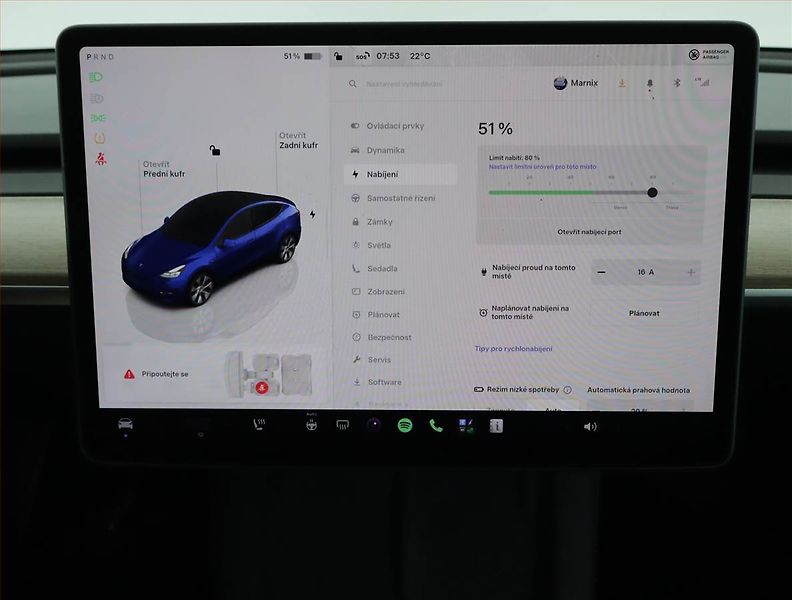 Tesla Model Y (2023) Long Range AWD 79kWh, SoH 94% - fotka 11 z 21