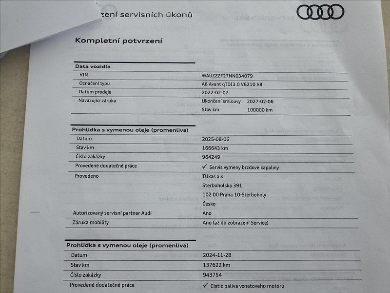 Audi A6 Avant 3,0 TDI,Záruka,Sline - fotka 36 z 41