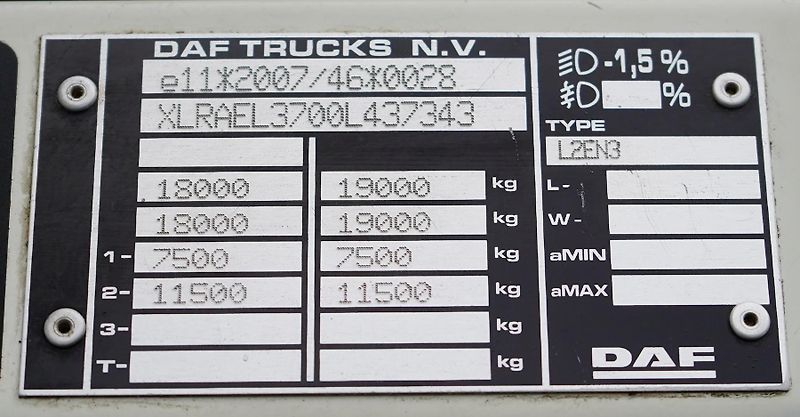 DAF LF (2014) 250 / SKRZYNIOWY + HDS / HYVA  - fotka 11 z 56