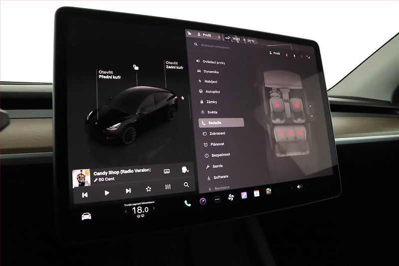 Tesla Model Y (2023) Long Range AWD 79kWh, SoH 91% - fotka 17 z 27