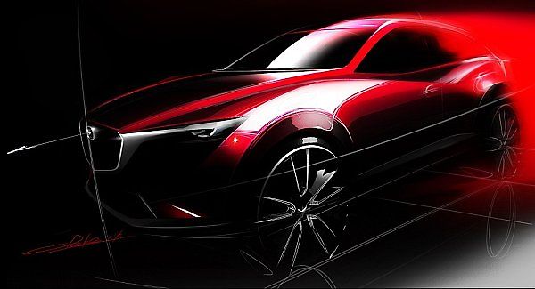 Skica Mazdy CX-3.