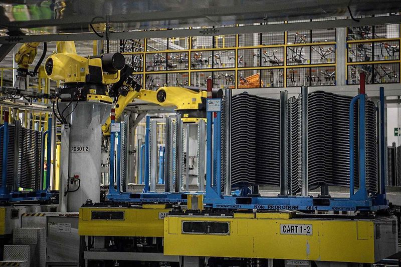 Automobilka Hyundai v Nošovicích, leden 2022.