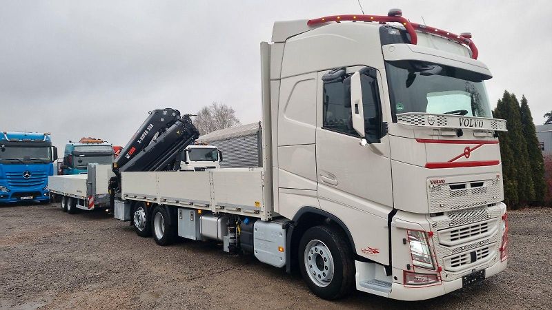Volvo FH 460 6x2 valník ruka HIAB 35 - fotka 4 z 14