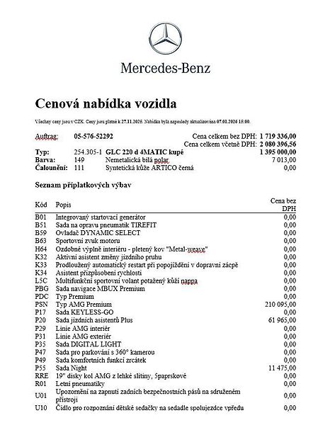 Mercedes-Benz GLC (2025) 220 d 4MATIC kupé - fotka 19 z 21