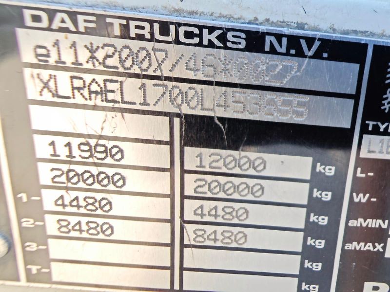 DAF LF 220 FA, 18 PALET,2x shrnovačka - fotka 20 z 20