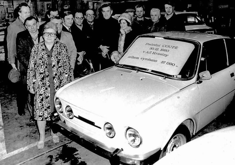 Škoda 110R se vyráběla deset let