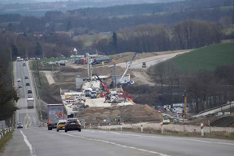 Dostavba dálnice D4 - červen 2024.