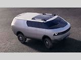 Futuristická představa Škody 1205, která by pokračovala ve šlépějích známé dodávky 1203, je výtvorem designéra Dereka Martela.