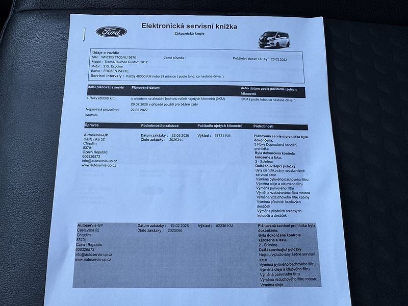 Ford Tourneo Custom (2022) 2.0EcoBlue Xenony Navi Kamera - fotka 31 z 49